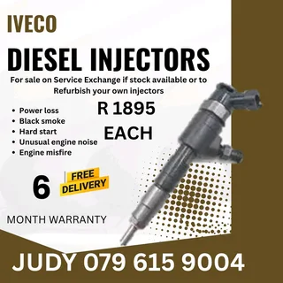 Iveco Diesel Injector for sale on service exchange or to recon
