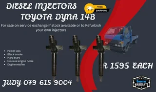 Toyota Dyna 14B Diesel Injector for sale on service exchange or to recon
