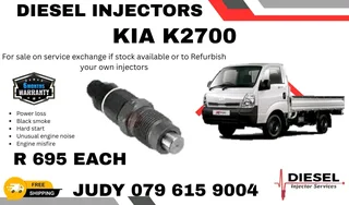 Kia K2700 Diesel Injector for sale on service exchange or to recon