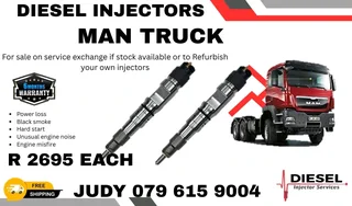 MAN Truck Diesel Injector for sale on service exchange or to recon