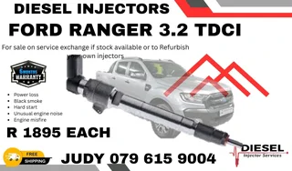 Ford Ranger 3.2 TDCI Diesel Injector for sale on service exchange or to recon