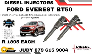 Ford Everest BT50 Diesel Injector for sale on service exchange or to recon