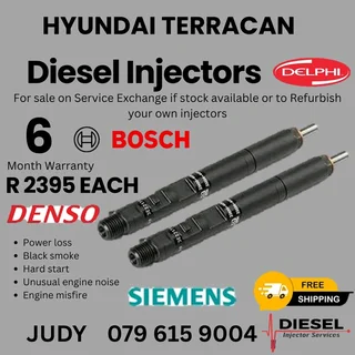 Hyundai Terracan Diesel Injector for sale on service exchange or to recon