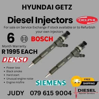 Hyundai Getz Diesel Injector for sale on service exchange or to recon