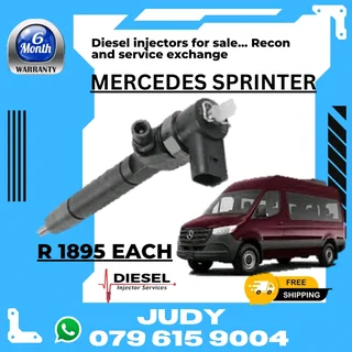 Mercedes Sprinter Diesel Injector for sale on service exchange or to recon