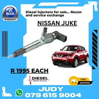 Nissan Juke Diesel Injector for sale on service exchange or to recon