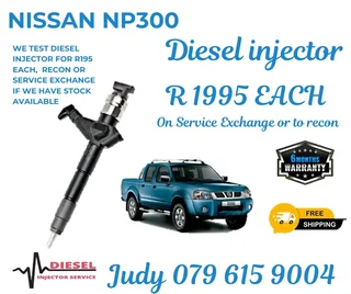Nissan NP300 Diesel Injector for sale on service exchange or to recon