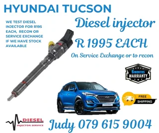 Hyundai Tucson Diesel Injector for sale on service exchange or to recon