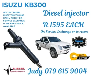 Isuzu KB300 Diesel Injector for sale on service exchange or to recon