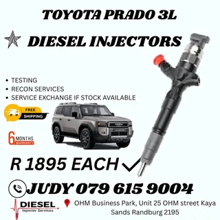 Toyota Prado 3L Diesel Injector