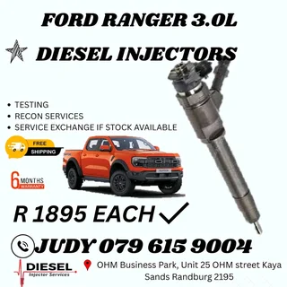 Ford Ranger 3L Diesel injectors