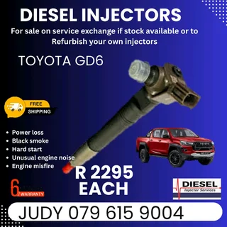 Toyota GD6 Diesel Injector