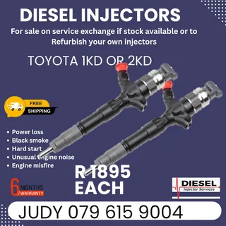 Toyota 1KD or 2KD Diesel Injector