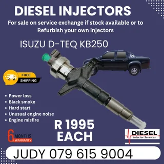 Isuzu D-TEQ KB250 Diesel Injector