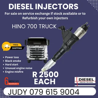 Hino 700 Truck Diesel Injector