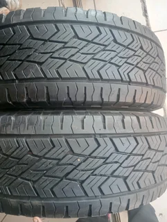 Two 265/60/18 continental cross contact 89%