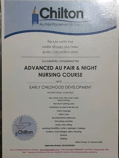 Qualified Caregiver, Nanny, House Helper available.