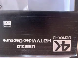 4K UltraHD USB3.0 HDTV Video Capture Card