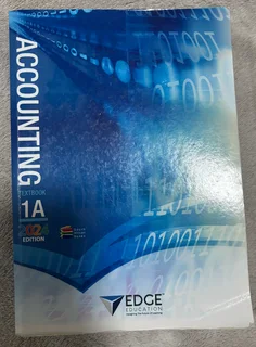 Accounting 1A textbook and workbook