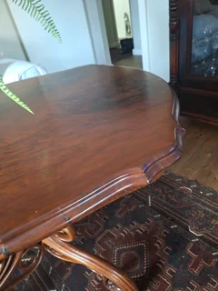 Beautiful Rare Birch Wood Antique Table