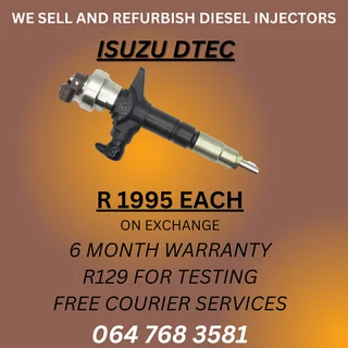 Isuzu Dtec Kb250 Diesel Injectors For Sale