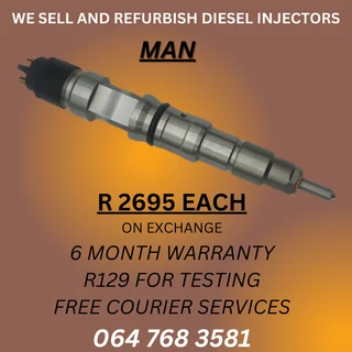Man Truck Diesel Injectors For Sale, Warranty Included