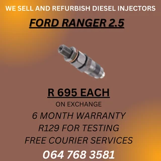 Ford Ranger 2.5 Diesel Injector For Sale