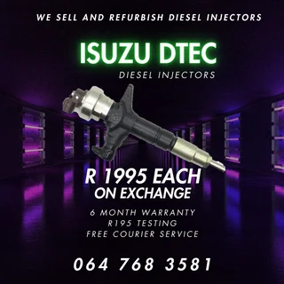 Isuzu Dtec Kb250 Diesel Injectors For Sale.