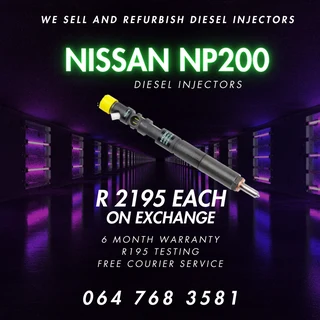 Nissan Np200 Diesel Injectors For Recon/ Exchange