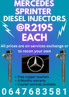 Mercedes Sprinter Diesel Injectors/ Copper Washers Included