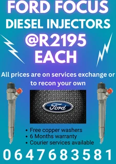 Ford Focus Diesel Injectors For Sale With Warranty