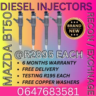 Mazda Bt50 New Diesel Injectors For Sale We Recon And Sell On Exchange