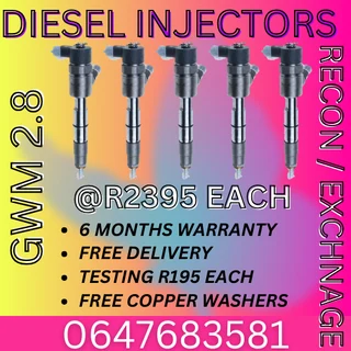 Gwm 2.8 Diesel Injectors For Sale We Recon And Sell On Exchange