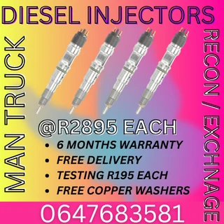 Man Truck Diesel Injectors For Sale 6 Months Warranty