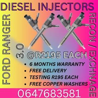 Ford Ranger 3.0 Diesel Injectors For Sale We Recon And Sell On Exchange