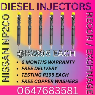 Nissan Np200 Diesel Injectors For Sale With Warranty