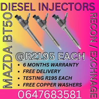 Mazda Bt50 Diesel Injectors For Sale We Recon And Sell On Exchange