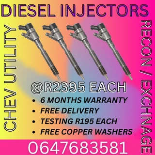 Chev Utility Diesel Injectors For Sale With Warranty