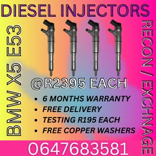 Bmw X5 E53 Diesel Injectors For Sale 6 Months Warranty