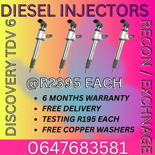 Discovery Tdv 6 Diesel Injectors For Sale Free Copper Washers
