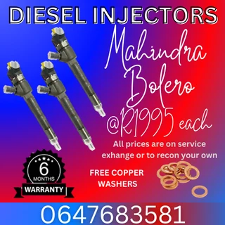 Mahindra Bolero Diesel Injectors For Sale Free Copper Washers