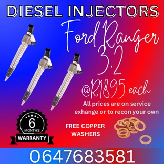Ford Ranger 3.2 Diesel Injectors For Sale We Recon And Sell On Exchange