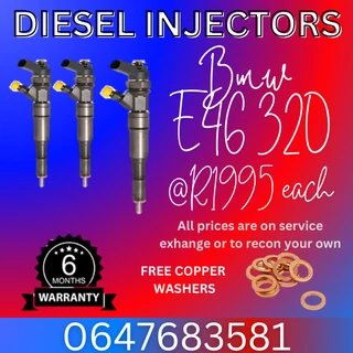 Bmw E46 320 Diesel Injectors For Sale Free Copper Washers