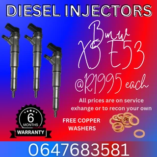 Bmw X5 E53 Diesel Injectors For Sale Copper Washers Included