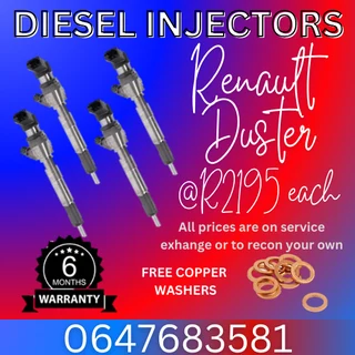 Renault Duster Diesel Injectors For Sale With Warranty