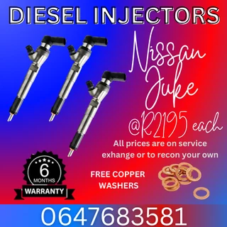 Nissan Juke Diesel Injectors For Sale Free Copper Washers