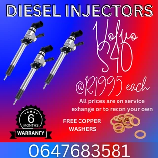 Volvo S40 Diesel Injectors For Sale With Warranty