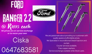 Ford Ranger 2.2 Diesel Injectors For Sale