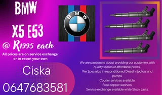 Bmw X5 E53 Diesel Injectors For Sale 6 Months Warranty