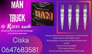 Man Truck Diesel Injectors For Sale We Recon And Sell On Exchange